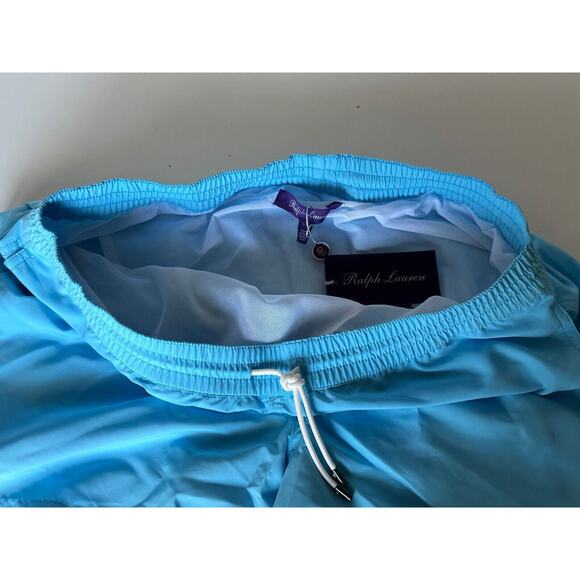 Ralph Lauren Purple Label Mens Blue Swim Shorts Trunks XL Portugal NWT $295 - Picture 6 of 9